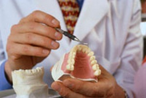 Photo: Relocalisation de la prothèse en laboratoire