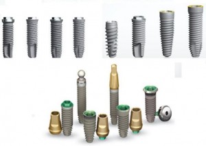 Photo: Types d'implants Nobel Biocare