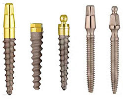 Photo: Implants pour une implantation sans effusion de sang